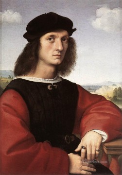 ルネサンスの巨匠ラファエロ アーニョロ・ドニの肖像 Oil Paintings